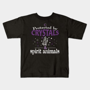 Crystals and Spirit Animals Kids T-Shirt